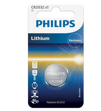 PHILIPS - baterie CR2032 - L (3.00V) - blistr 1ks