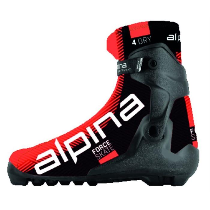 ALPINA - obuv FORCE SKATE Black/red/white