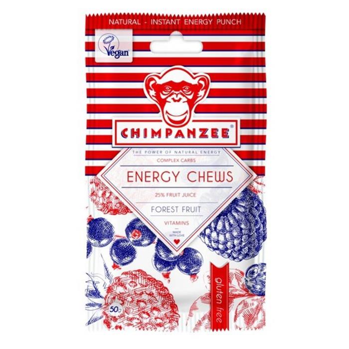 CHIMPANZEE - Forest Fruit gumové bonbony (Vegan, Gluten Free, Natural) 30g