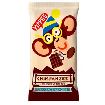 CHIMPANZEE - Tyčinka dětská Yippee čokoláda & mandle 35g