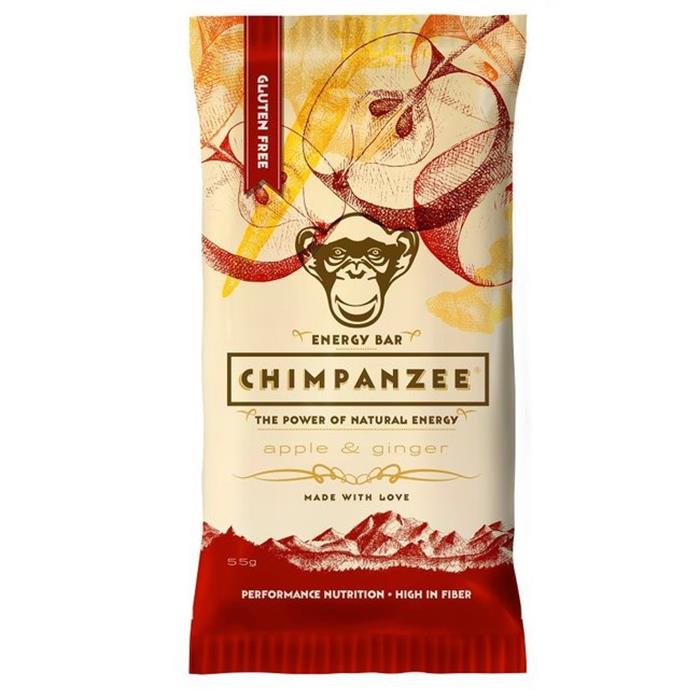 CHIMPANZEE - Tyčinka Energy jablko & zázvor - bez lepku 55g