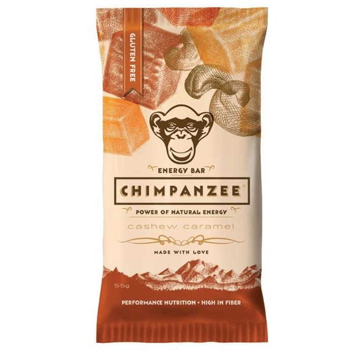 CHIMPANZEE - Tyčinka Energy kešu & karamel - bez lepku 55g
