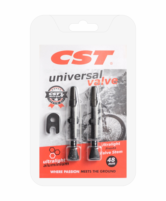 CST - Ventilky bezdušové 60 mm černé 2ks