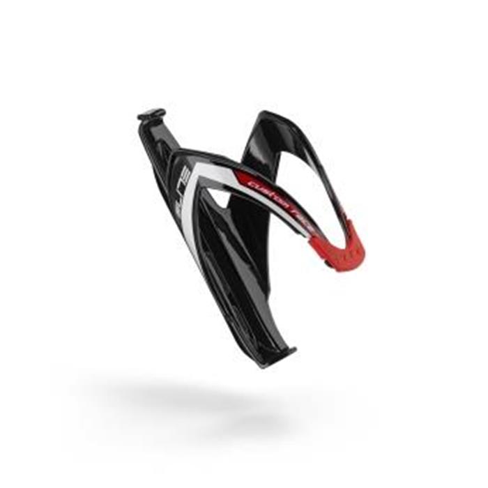 ELITE - Košík Custom Race černý lesklý, logo červené
