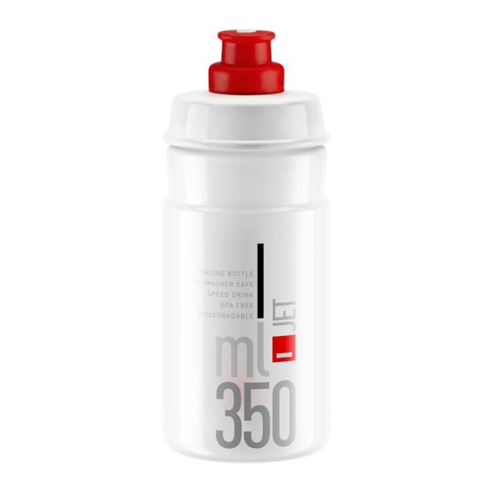 ELITE - Láhev dětská JET čirá, logo červené 350ml