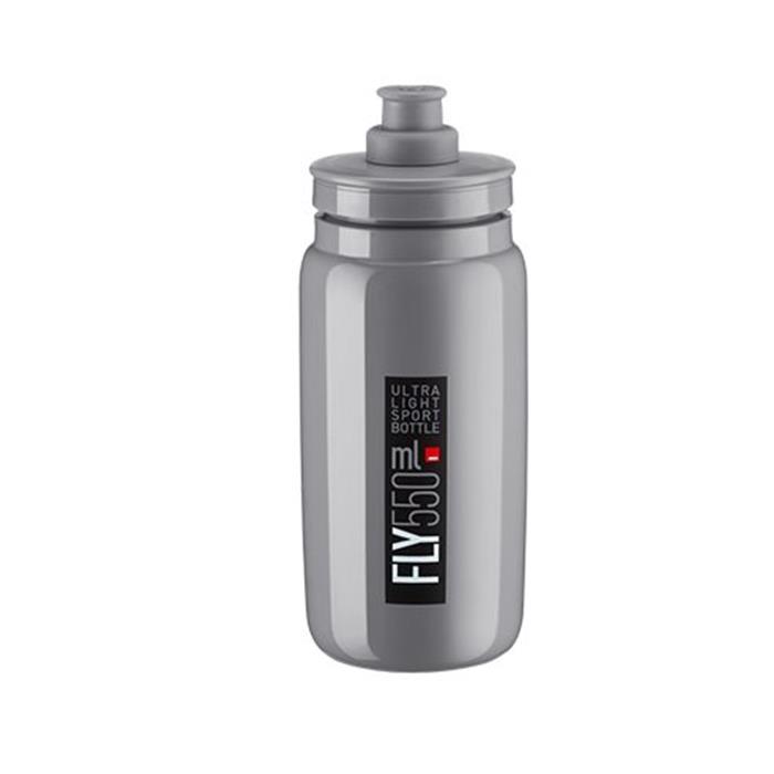 ELITE - Láhev Fly šedá, logo černé 550ml