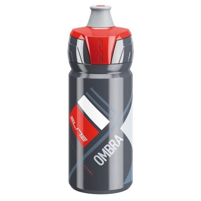 ELITE - Láhev OMBRA 550ml šedá,logo červené