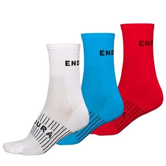 ENDURA - E1263WH Ponožky Coolmax Race white 3pack