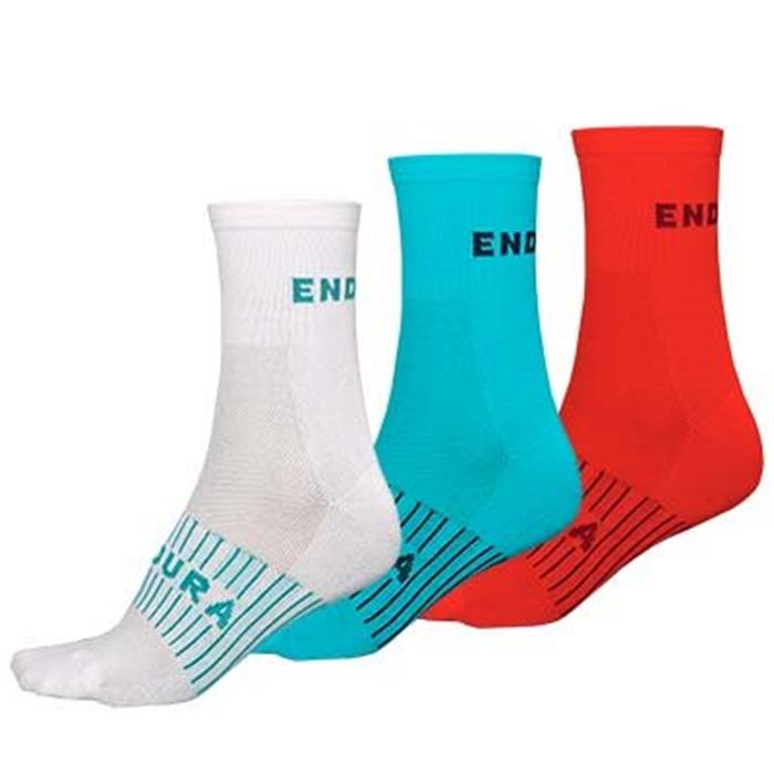 ENDURA - E1265BP Ponožky dámské Coolmax Race pacific blue 3pack