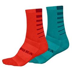ENDURA -  E1266BP Ponožky dámské Coolmax Stripe pacific blue 2pack 