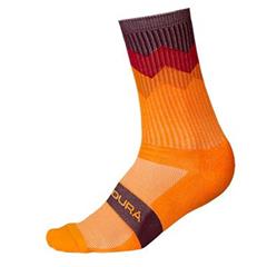 ENDURA -  E1273OT Ponožky Jagged - tangerine