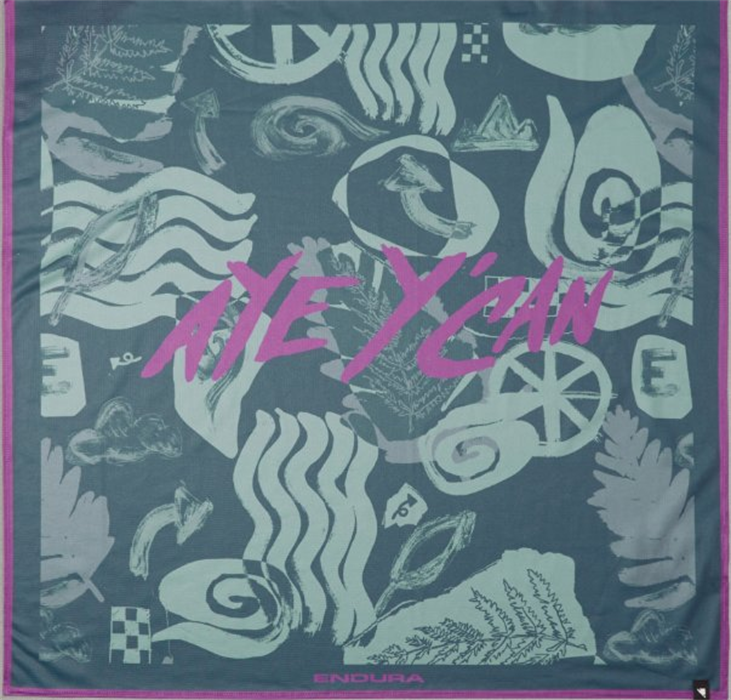 ENDURA - E1365GCA Šátek Alltrack ride resort bandana carbon grey