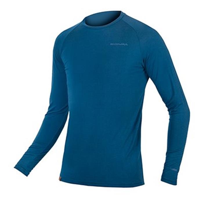 ENDURA - E3183BB triko pánské BaaBaa Blend L/S Baselayer blueberry