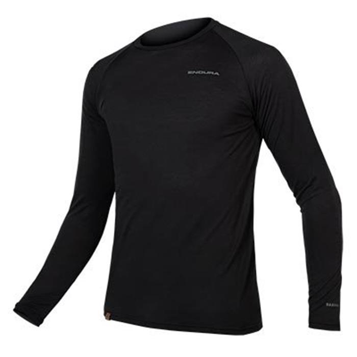 ENDURA - E3183BK triko pánské BaaBaa Blend L/S Baselayer black