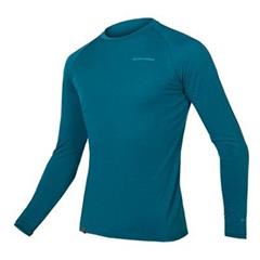 ENDURA -  E3183GK triko pánské BaaBaa Blend L/S Baselayer kingfisher green 