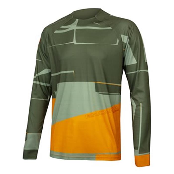 ENDURA - E3229GO dres pánský MT500 Burner L/S olive green