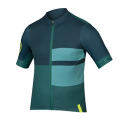 ENDURA - E3236GE dres pánský FS260 Print S/S emerald green 