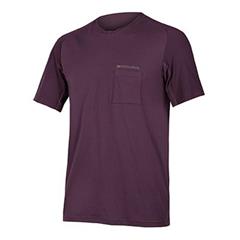 ENDURA - E5084AU dres pánský GV500 Foyle T aubergine 