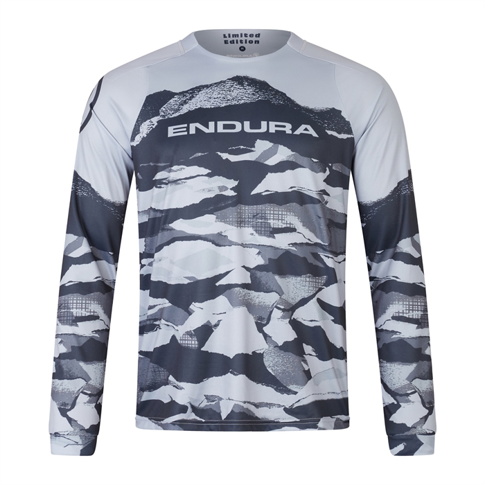 ENDURA - E5108BK dres pánský Mountain Camo LTD Printed L/S black