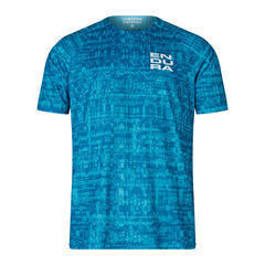 ENDURA - E5114AT dres pánský Grid Tee LTD Printed S/S atlantic