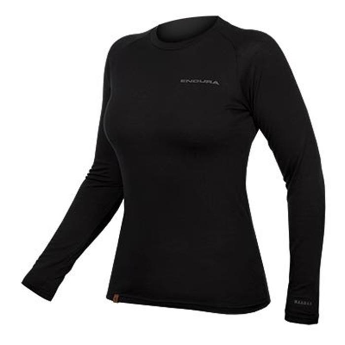 ENDURA - E6165BK triko dámské BaaBaa Blend L/S Baselayer black