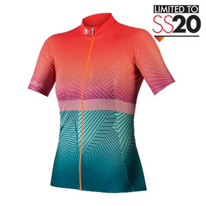 ENDURA - E6179CV dres dámský Lines II Hi-Viz coral