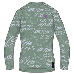 ENDURA - E6267GSA dres dámský Singletrack L/S Print Tee sage green