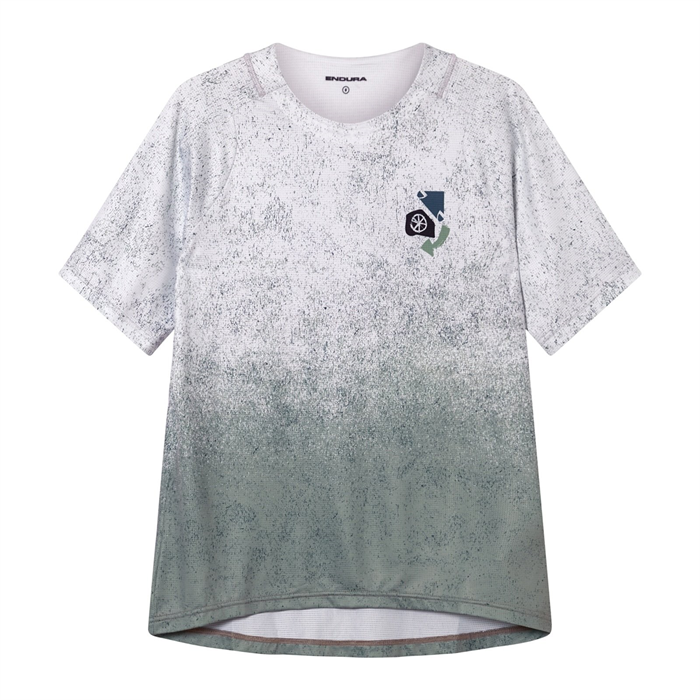 ENDURA - E6269BAE dres dámský Singletrack S/S Print Tee aero blue