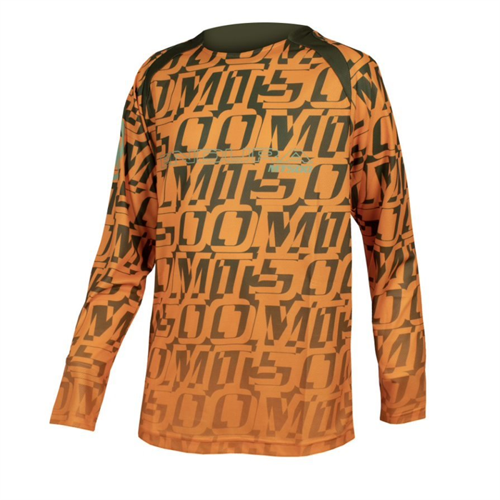 ENDURA - E7156OT dres dětský MT500JR L/S Print Ltd tangerine