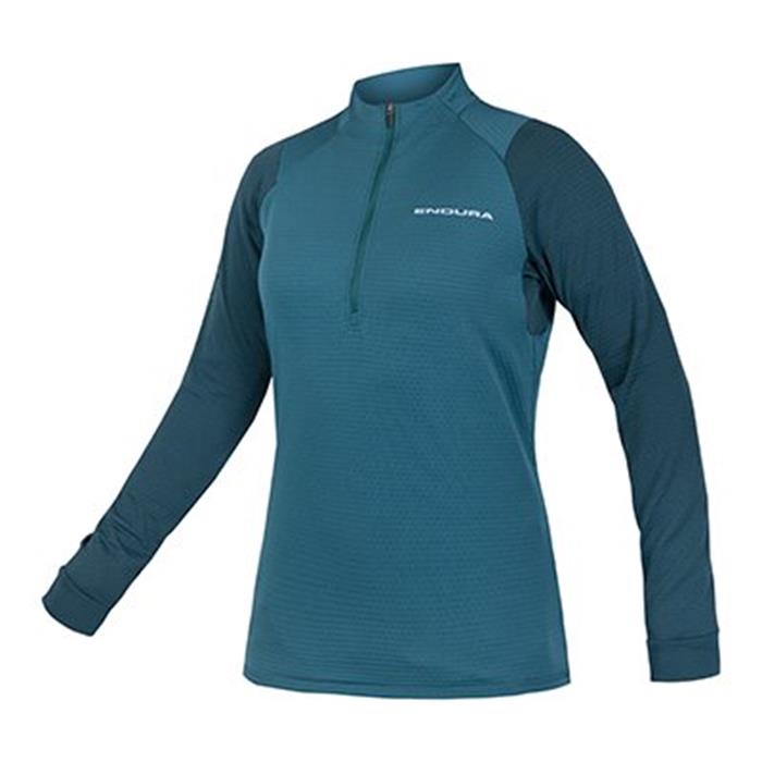 ENDURA - E9183DT dres dámský Singletrack Fleece L/S deep teal