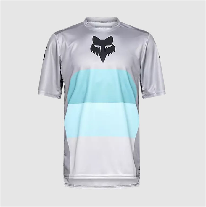 FOX - Dres pánský Ranger SS Jersey Grid - Steel Grey
