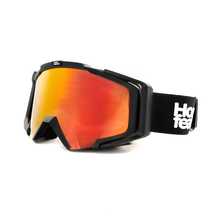 HORSEFEATHERS - AM291B brýle Patriot Bike Goggles black/mirror red