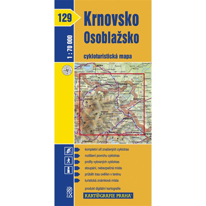 Kartografie - Cyklomapa 129 - Krnovsko, Osoblažsko