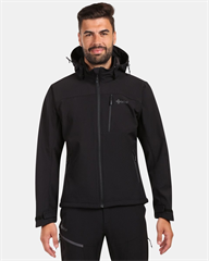 KILPI - Bunda pánská softshell ONTAVIO-M, černá