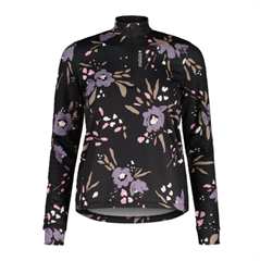 MALOJA - Mikina dámská SawangM Shirt/ deep black brushflower