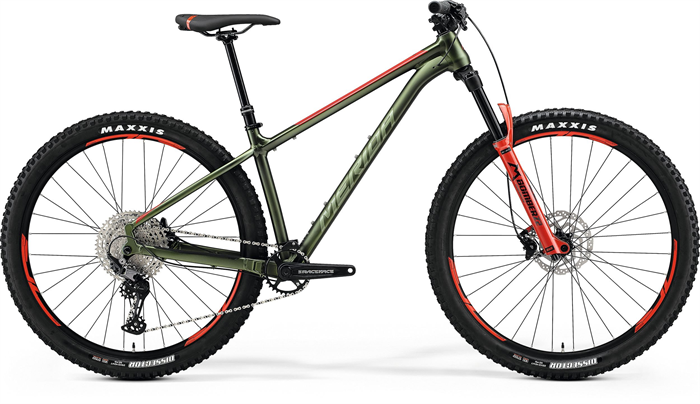 MERIDA BIG.TRAIL 600 Matt Fog Green(Red/Silver-Grn)