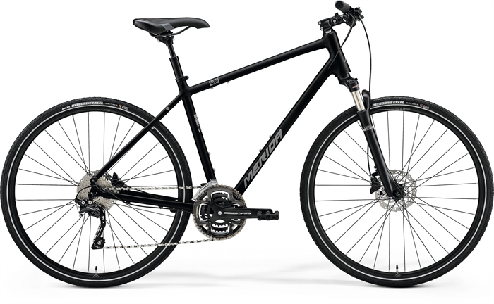 MERIDA CROSSWAY 300 Glossy Black(Matt Silver)