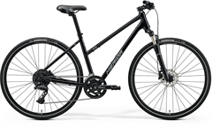 MERIDA CROSSWAY 300 Glossy Black(Silver) - W