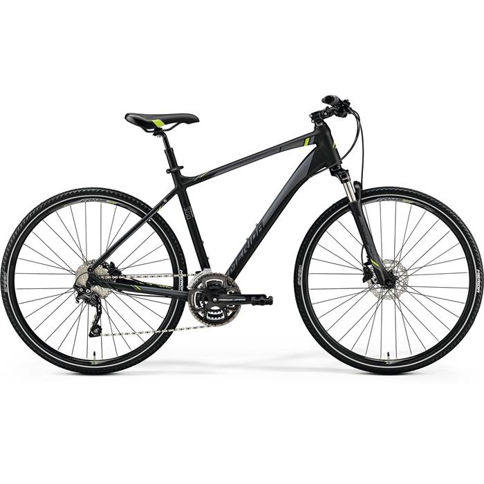 MERIDA CROSSWAY 300 Matt Black (Green)