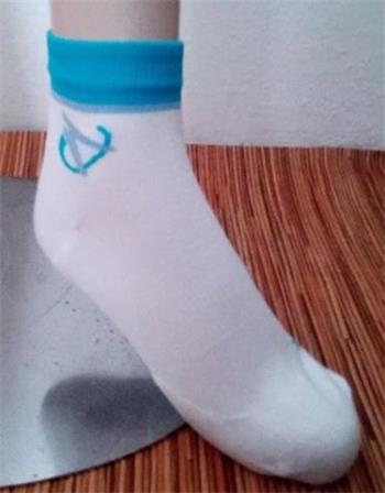 MERIDA - Ponožky dámské 004 bílo/modré