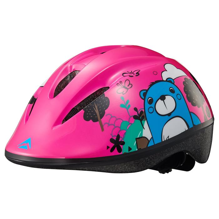 MERIDA - Přilba dětská BEAR pink/light blue 47-53cm