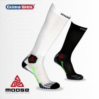 Moose - Ponožky DRIVE bílá S