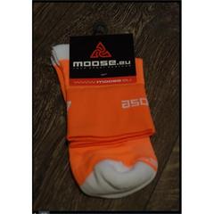Moose - Ponožky SMILE FLUO oranžová/bílá 