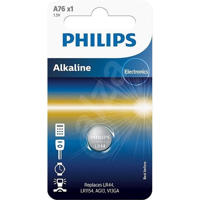 PHILIPS - baterie A76 (LR44) - A (1,5V) - blistr 1ks