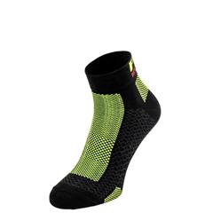 R2 - Ponožky ATS10B EASY černo/neon žluté 