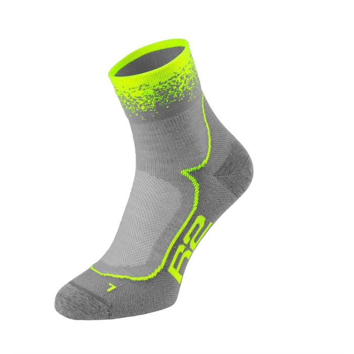 R2 - Ponožky ATS18B GRACE šedo/neon žluté