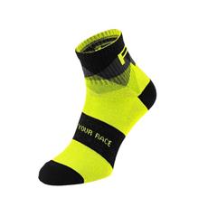 R2 - Ponožky ATS26B MOON neon žluté/černé 