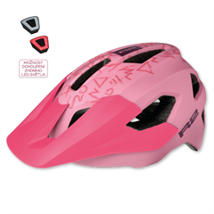 R2 - Přilba junior ATH44D VORTEKS světle růžová/matná S (52-56cm)