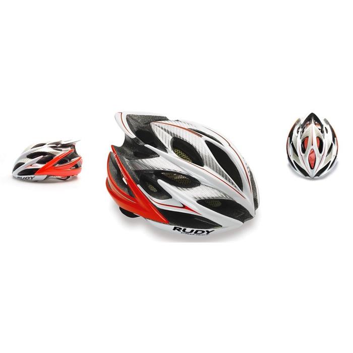 RUDY PROJECT - Přilba K WINDMAX - HL522302 - White-red-fluo(shiny) L (59-61cm)