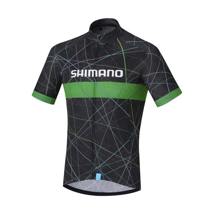 SHIMANO - Dres TEAM s kr.rukávem černý